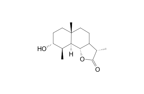 3.alpha.-Hydroxy-4.alpha.,5.alpha.11.beta.-H-eudesman-6.alpha.,12-olide