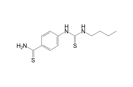 1-butyl-2-thio-3-[p-(thiocarbamoyl)phenyl] urea