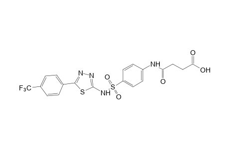 4'-{[5-(alpha,alpha,alpha-TRIFLUORO-p-TOLYL)-1,3,4-THIADIAZOL-2-YL]SULFAMOYL}SUCCINANILIC ACID