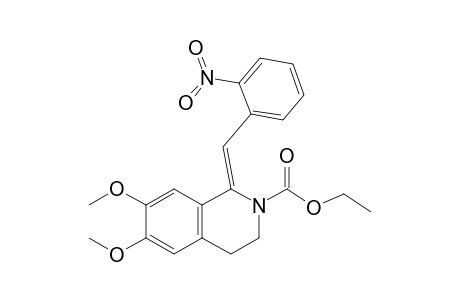 (Z)-6,7-Dimethoxy-2-carbethoxy-1-(2-nitrobenzylidene)-1,2,3,4-tetrahydroisoquinoline