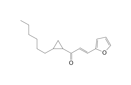 2-Propen-1-one, 3-(2-furanyl)-1-(2-hexylcyclopropyl)-