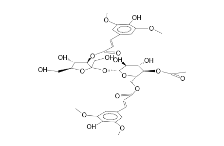 B-D(3-O-SINAPOYL)FRUCTOFURANOSYL-A-D-(4-O-ACETYL-6-O-SINAPOYL)GLUCOPYRANOSIDE