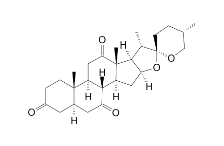 (25R)-5-ALPHA-SPIROSTAN-3,7,12-TRIONE