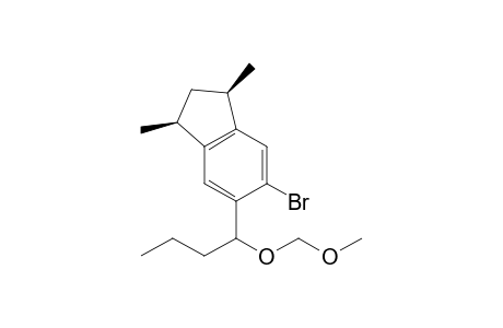 (cis)-5-Bromo-6-[1'-(methoxymethyl)oxybutyl]-1,3-dimethylindan