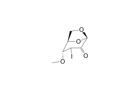 1,6-ANHYDRO-2,3-DIDEOXY-3-IODO-4-METHOXY-BETA-D-ERYTHRO-HEXOPYRANOS-2-ULOSE