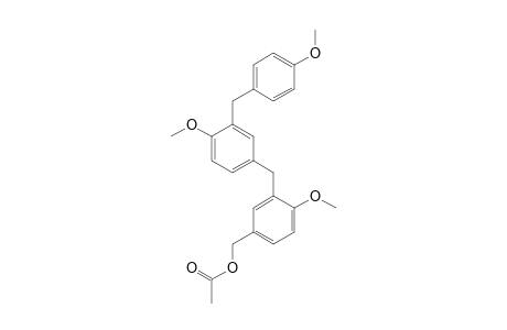 3-[3-(4-METHOXYBENZYL)-4-METHOXYBENZYL]-4-METHOXYBENZYL-ACETATE