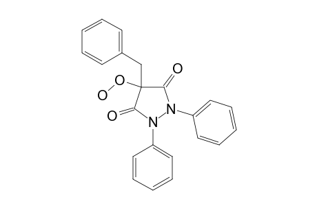 4-BENZYL-4-HYDROPEROXY-1,2-DIPHENYLPYRAZOLIDINE-3,5-DIONE