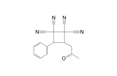 Cyclobutane-1,1,2,2-tetracarbonitrile, 3-(2-oxopropyl)-4-phenyl-