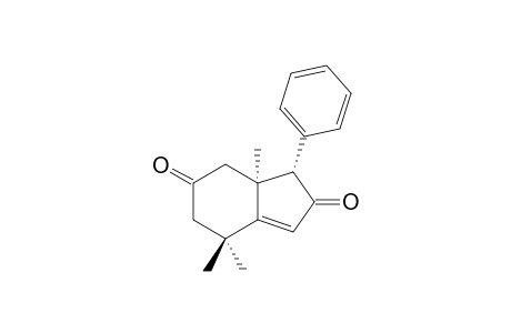 (3-R*,3A-S*)-3A,7,7-TRIMETHYL-3-PHENYL-3A,4,6,7-TETRAHYDRO-3-H-INDENE-2,5-DIONE