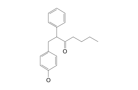 1-(p-hydroxyphenyl)-2-phenyl-3-heptanone