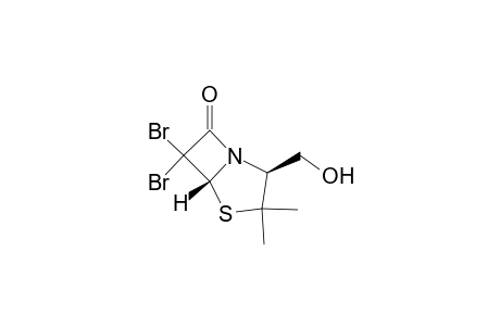 4-Thia-1-azabicyclo[3.2.0]heptan-7-one, 6,6-dibromo-2-(hydroxymethyl)-3,3-dimethyl-, (2S-cis)-