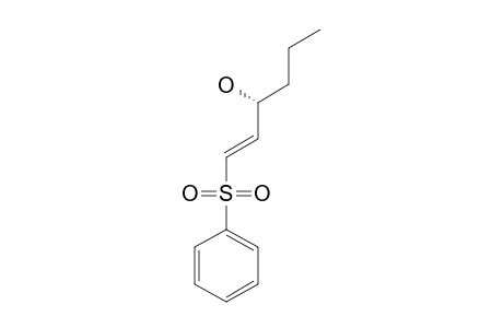 (3S)-(E)-1-1-(PHENYLSULFONYL)-HEX-1-EN-3-OL