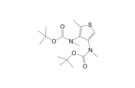 N-methyl-N-[2-methyl-4-[methyl-[(2-methylpropan-2-yl)oxy-oxomethyl]amino]-3-thiophenyl]carbamic acid tert-butyl ester