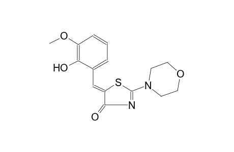 (5Z)-5-(2-hydroxy-3-methoxybenzylidene)-2-(4-morpholinyl)-1,3-thiazol-4(5H)-one