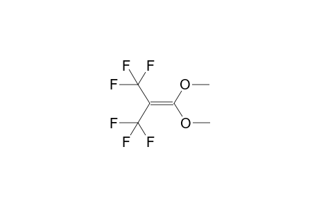 BIS(TRIFLUOROMETHYL)KETENE, DIMETHYLACETAL