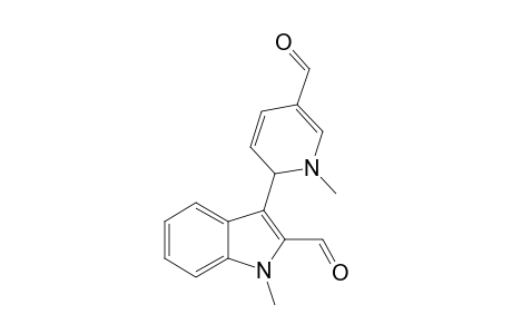 6-(2-FORMYL-1-METHYL-3-INDOLYL)-1-METHYL-1,6-DIHYDROPYRIDINE-3-CARBALDEHYDE