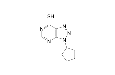 3-cyclopentyl-3H-v-triazolo[4,5-d]pyrimidine-7-thiol