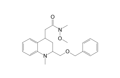 (2SR,4RS)-and(2RS,4RS)-2-[2-(Benzyloxymethyl)-1-methyl-1,2,3,4-tetrahydroquinolin-4-yl]-Nmethoxy-N-methylacetamide