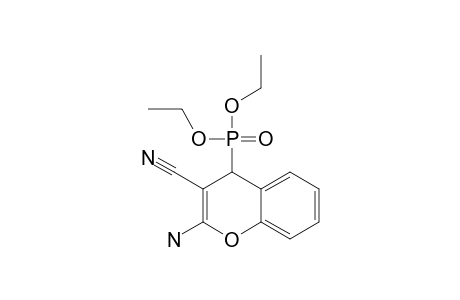 Diethyl 2-amino-3-cyano-4H-chromen-4-ylphosphonate