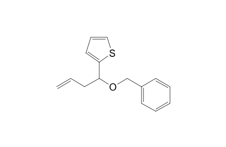 2-(1-(Benzyloxy)but-3-enyl)thiophene