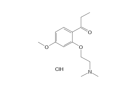 2'-[2-(DIMETHYLAMINO)ETHOXY]-4'-METHOXYPROPIOPHENONE, HYDROCHLORIDE