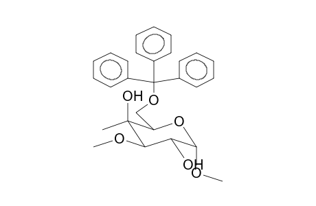 .ALPHA.-D-GALACTOPYRANOSIDE, METHYL 4-C-METHYL-3-O-METHYL-6-O-(TRIPH