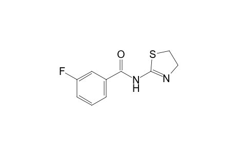 m-fluoro-N-(2-thiazolidinylidene)benzamide