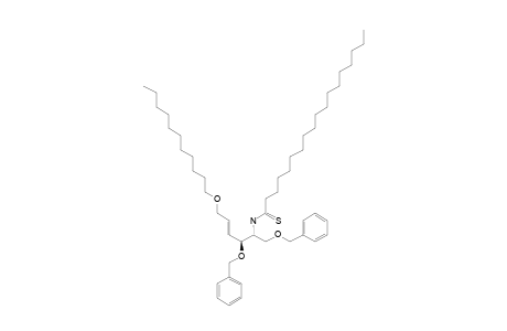 (E)-1,3-DI-O-BENZYL-2,4,5-TRIDEOXY-2-[(OCTADECANE-THIOYL)-AMINO]-6-O-UNDECYL-D-ERYTHRO-HEX-4-ENITOL