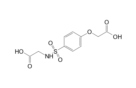 N-{[p-(carboxymethoxy)phenyl]sulfonyl}glycine