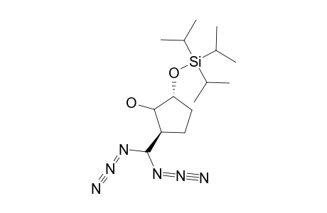 (+/-)-(1-BETA,2-BETA,3-BETA)-1-(DIAZIDOMETHYL)-3-[(TRIISOPROPYLSILYL)-OXY]-CYCLOPENTAN-2-OL