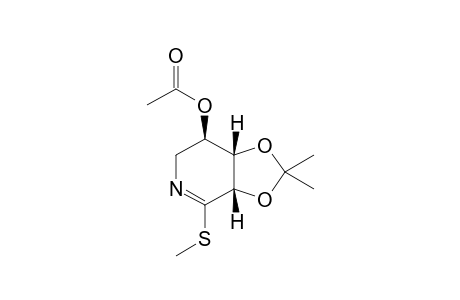 (3S,4S,5R)-5-Acetoxy-3,4-isopropylidenedioxy-2-methylthio-3,4,5,6-tetrahydropyridine