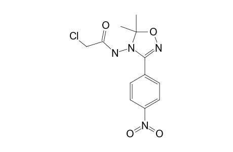 4-(CHLOROACETYLAMINO)-5,5-DIMETHYL-3-(PARA-NITROPHENYL)-DELTA-(2)-1,2,4-OXADIAZOLIN