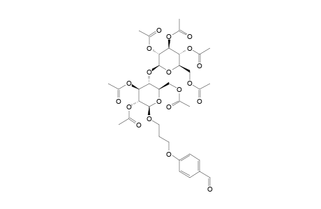 4-[3-(2,3,6,2',3',4',6'-HEPTA-O-ACETYL-BETA-D-MALTOSYLOXY)-PROPYLOXY]-BENZALDEHYDE