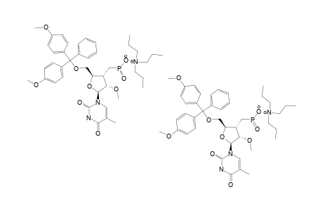 3'-DEOXY-5'-O-(4,4'-DIMETHOXYTRITYL)-3'-C-[(HYDROXYPHOSPHINYL)-METHYL]-2'-O-METHYL-5-METHYLURIDINE-TRIETHYLAMINE-SALT