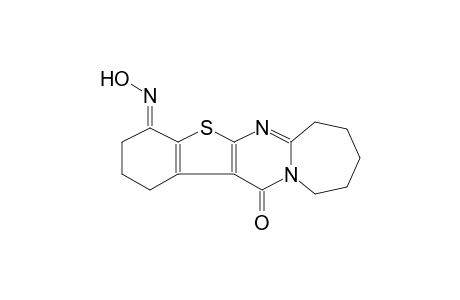 (4E)-2,3,8,9,10,11-hexahydro[1]benzothieno[2',3':4,5]pyrimido[1,2-a]azepine-4,13(1H,7H)-dione 4-oxime