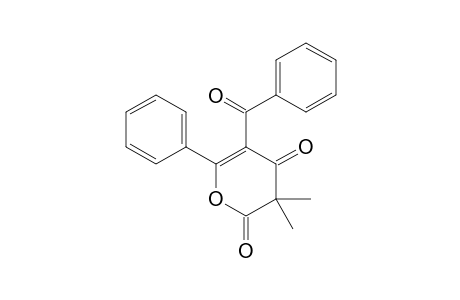 5-BENZOYL-3,3-DIMETHYL-6-PHENYL-2H-PYRAN-2,4(3H)-DIONE