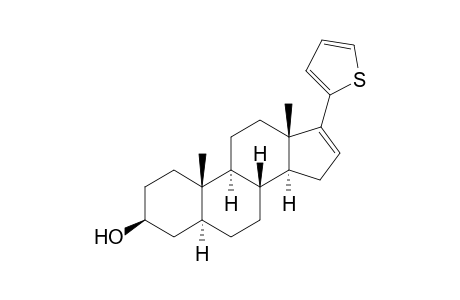 (3beta,5alpha)-17-(2'-Thienyl)androst-16-en-3-ol