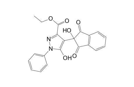 Ethyl 4-(2,3-Dihydro-2-hydroxy-1,3-dioxo-1H-inden-2-yl)-5-hydroxy-1-phenyl-1H-pyrazole-3-carboxylate