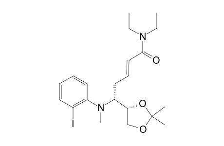 [R,(E)]-5-[(S)-2,2-DIMETHYL-1,3-DIOXOLAN-4-YL]-N,N-DIETHYL-5-[(2-IODOPHENYL)-(METHYL)-AMINO]-PENT-2-ENAMIDE