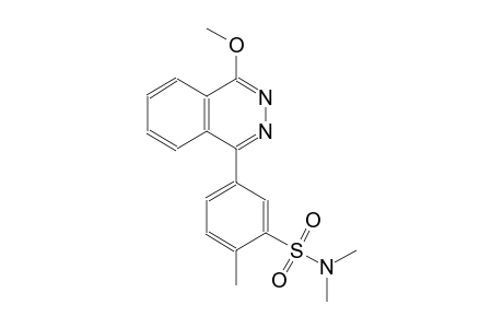 5-(4-methoxy-1-phthalazinyl)-N,N,2-trimethylbenzenesulfonamide