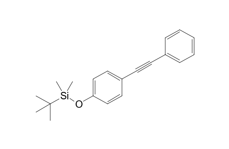 tert-Butyl-dimethyl-(4-phenylethynyl-phenoxy)-silane