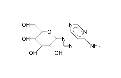 9.alpha.-D-Mannopyranosyl-adenine