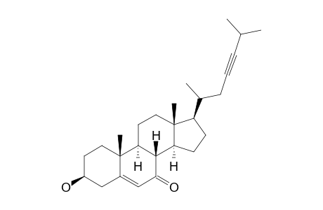 GELLIUSTEROL-C;CHOLEST-5-EN-23-YN-3-BETA-OL-7-ONE