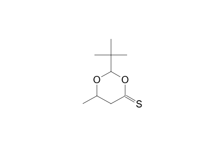 2-t-Butyl-6-methyl-[1,3]dioxane-4-thione