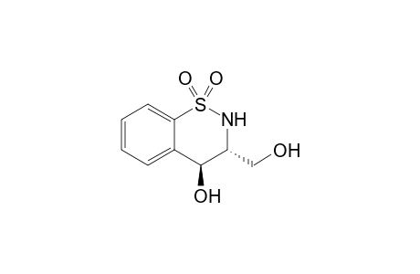 4(S)-Hydroxy-3(R)-hydroxymethyl-3,4-dihydro-2H-1,2-benzthiazine 1,1-dioxide