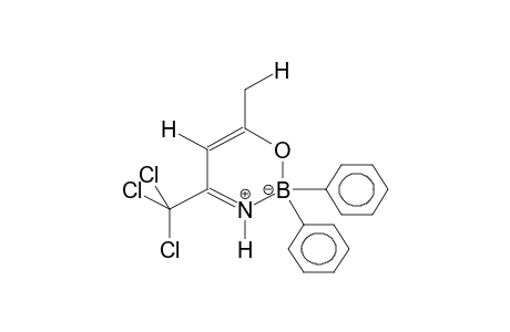 5,5,5-TRICHLORO-4-AMINOPENT-3-EN-2-ONE-DIPHENYLBORYL COMPLEX