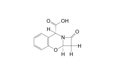 1-oxo-1,2,2a,8-tetrahydroazeto[2,1-b][1,3]benzoxazine-8-carboxylic acid