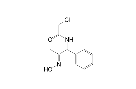 Acetamide, 2-chloro-N-[2-(hydroxyimino)-1-phenylpropyl]-, (E)-