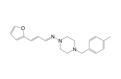 1-piperazinamine, N-[(E,2E)-3-(2-furanyl)-2-propenylidene]-4-[(4-methylphenyl)methyl]-