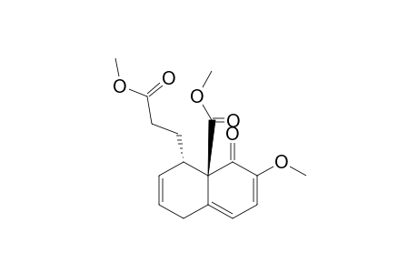 (8-ALPHA,8A-BETA)-8-CARBOMETHOXYETHYL-8A-CARBOMETHOXY-2-METHOXY-1,5,8,8A-TETRAHYDRONAPHTHALENE-1-ONE